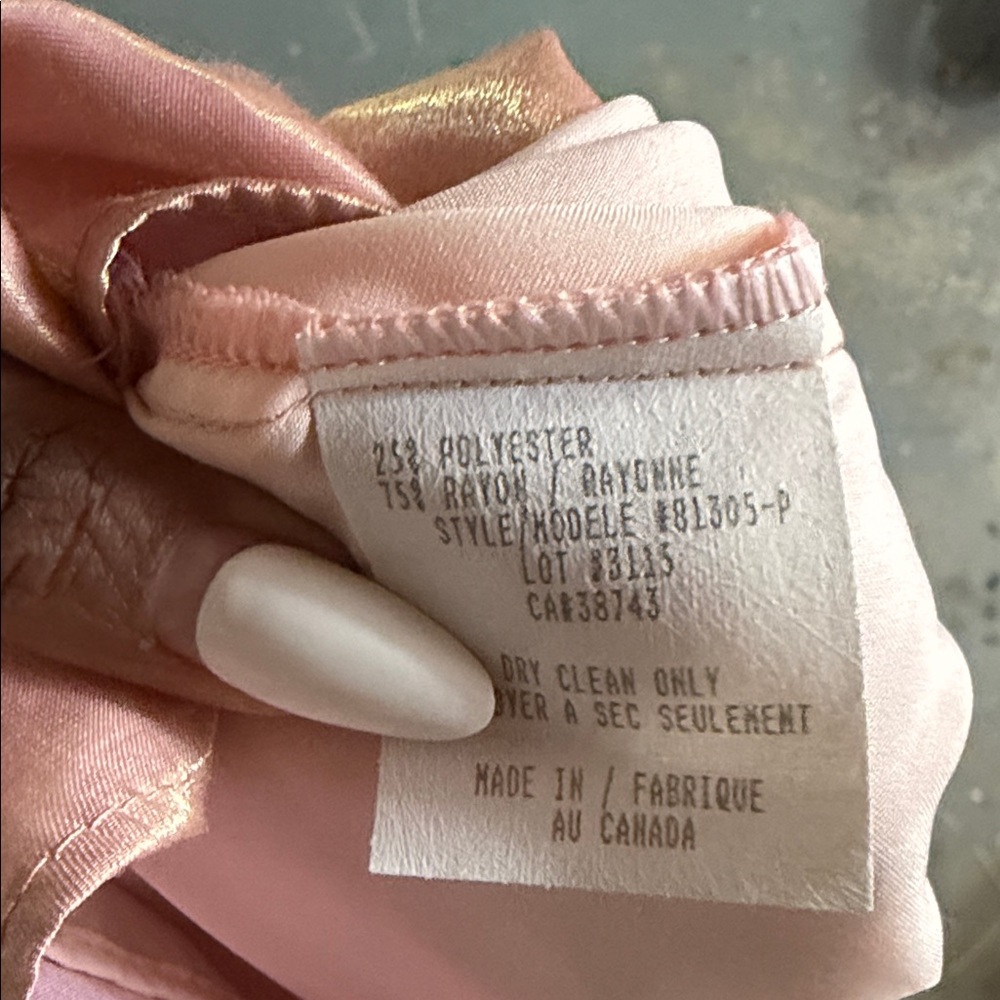 Vintage Blush Pink Dress Set, fits 12 - Picture 12 of 15